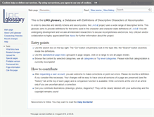 Tablet Screenshot of glossary.lias.net